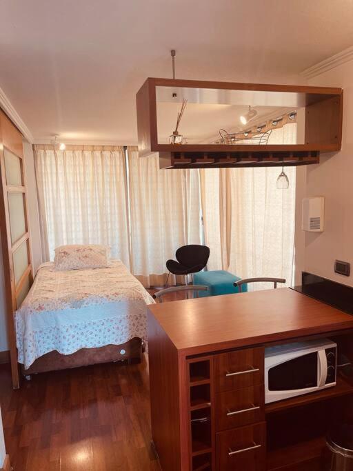 Apartamento Depto Familiar Con Cama Matrimonial Mas Cama Nido En Providencia Santiago de Chile